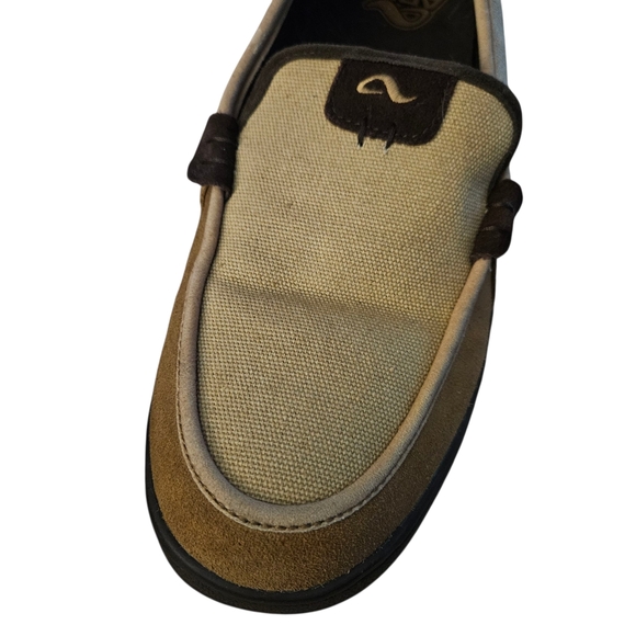 Vintage Men's Adio Skater Shoe Brown & Tan Leather Slip-On Shoes Size 10 USED - Picture 10 of 15